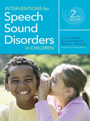 cover image of Interventions for Speech Sound Disorders in Children